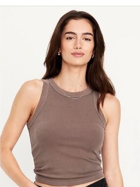 Old Navy Snug fitted Ribbed Tank Top - L Tall